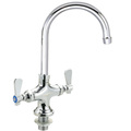 Bk Resources Optiflow Faucet, Interchangeable 3" Gooseneck Spout BKF-DPF-3G-G